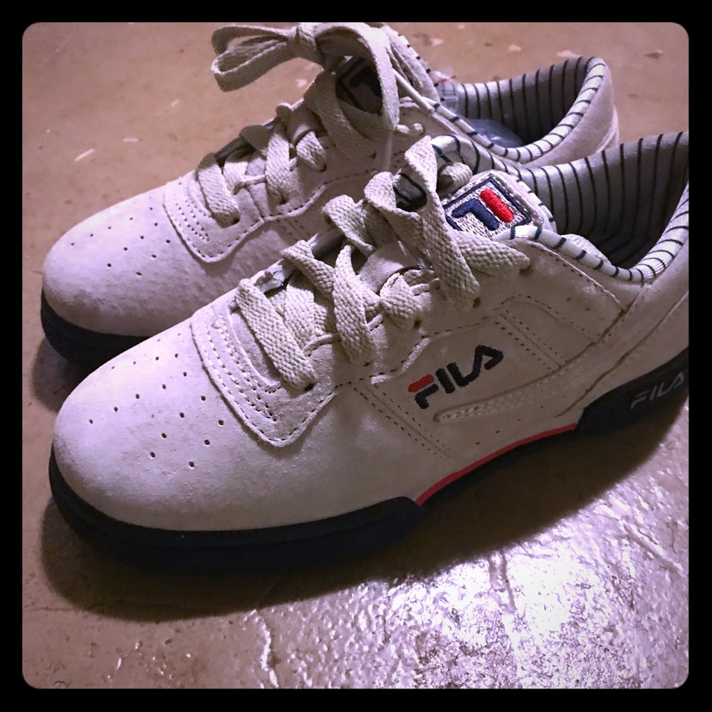 White and navy original fitness Fila